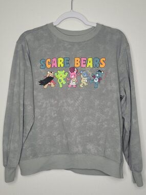 Care Bear X Universal Monsters collab graphic front and back sweatshirt large